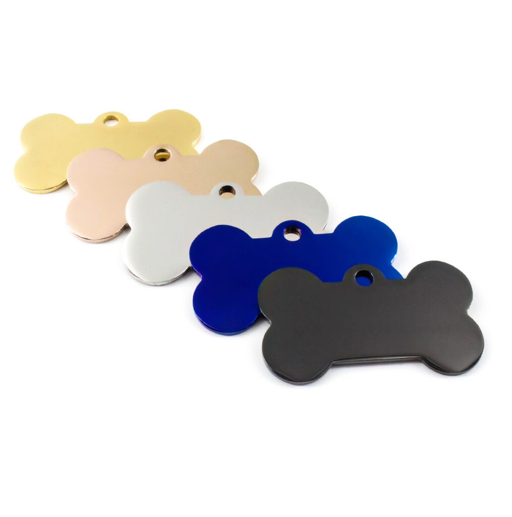 Bone Shape Pet ID Tag